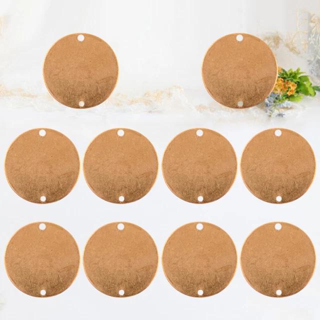 10 pz punzoni grezzi in alluminio metallo vuoti marchi per animali domestici decorazione