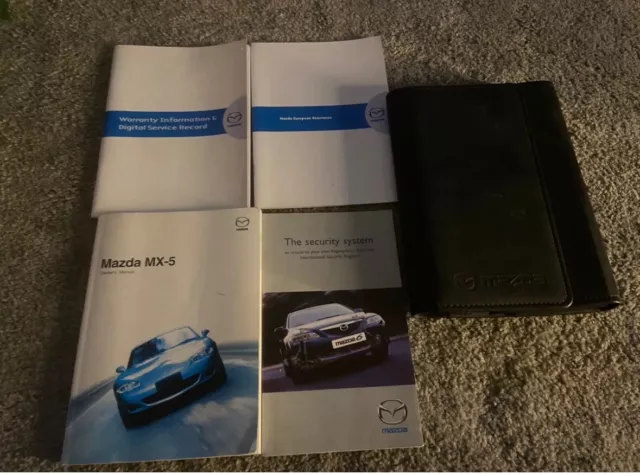 MAZDA MX5 MK2.5 2001 - 2005 - USED OWNERS HAND BOOK / Service / HANDBOOK WALLET