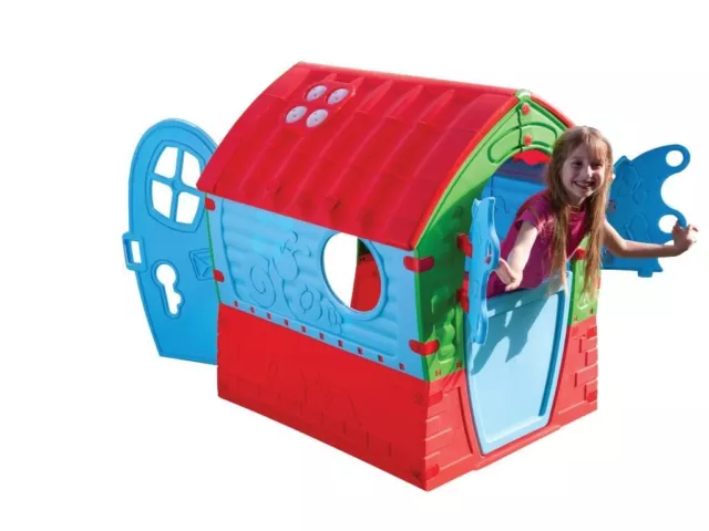 Maisonnette pour enfant jeux en plein air  L95 x P90 x H110 cm amusements