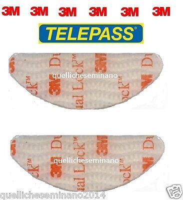 3M Coppia  Adesivi Per Telepass 3M Dual Lock -  Sj3560 Adesivi Di Sicurezza+
