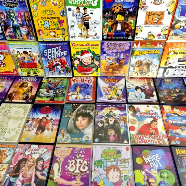 20 Children's DVD Bundle Family Kids Job Lot Disney DreamWorks pixar marvel dc