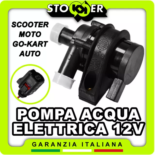 Pompa Acqua H20 Elettrica 12V Brushless Auto Moto Scooter Racing Stage Universal