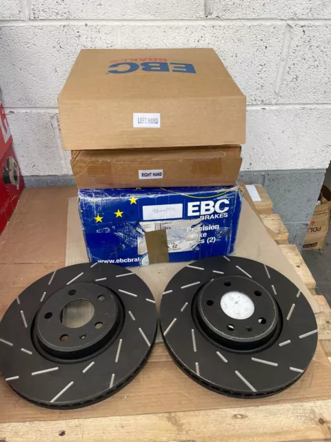 EBC PERFORMANCE Front Brake Discs x2 320mm for Audi A4 A5 A6 A7 Q5 USR1838