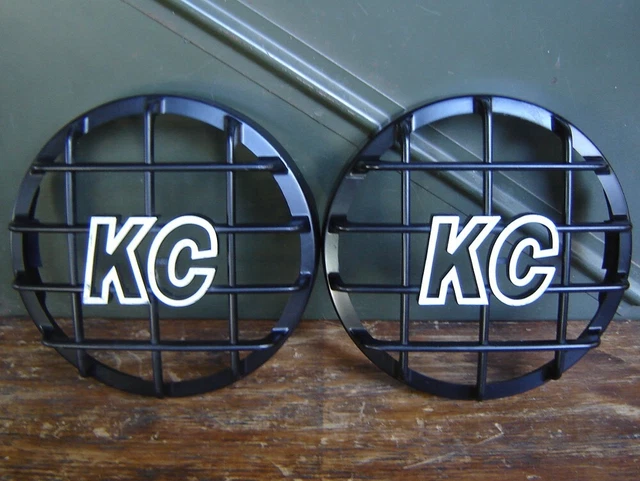 PR-2 KC HiLites DAYLIGHTER ROCK STONE GUARD Snap On COVERS for 6" DRIVING LIGHTS