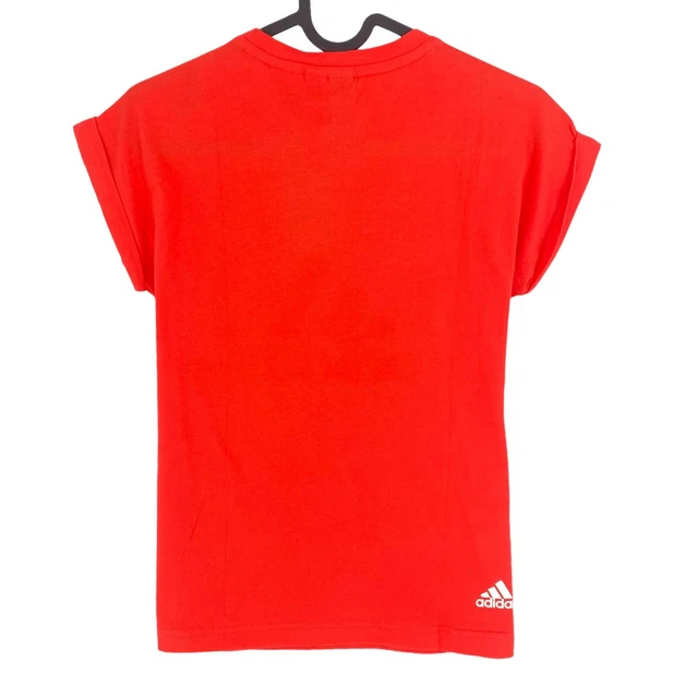 Adidas Rosso Sport T-Shirt Taglia 11 - 12 Anni 3