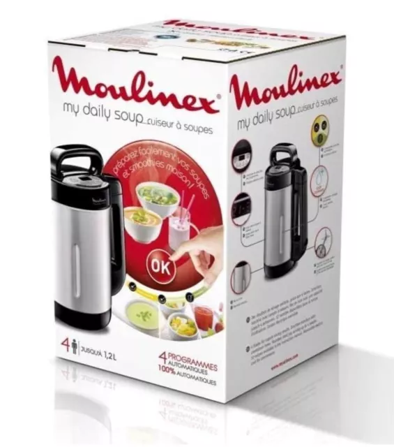 Blender Chauffant Moulinex Daily Soup - 1.2 L - Ecran Digital - Soupes Smoothies