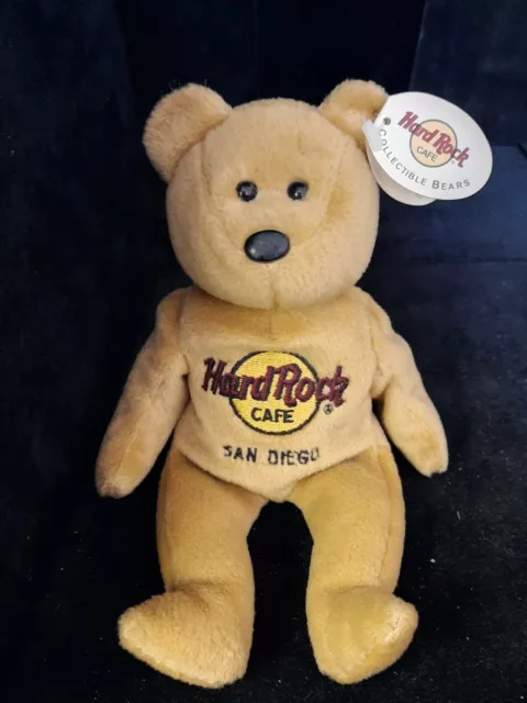 Hard Rock Cafe Collectible Bear San Diego Isaac Beara.