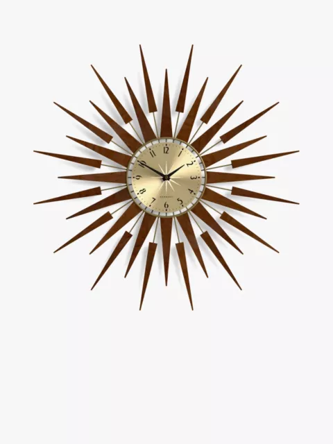 Newgate Clocks Pluto  Sunburst Wall Clock John Lewis Dia.65cm - Brand New