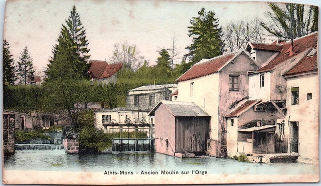 91 ATHIS MONS - ancien moulin sur l'Orge