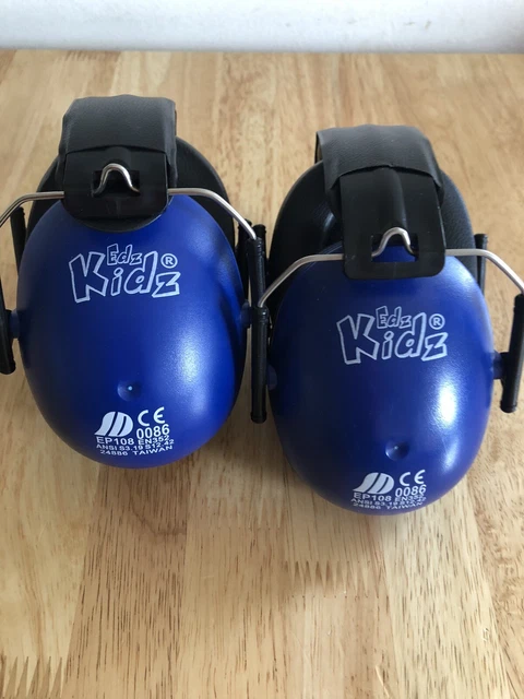 Protectores acústicos para defensores de oídos para niños Edz Kidz - azul x2