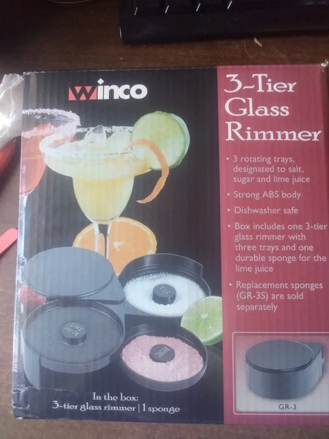 Winco GR-3, Three-Tier Glass Rimmer