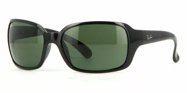 Brand New & Authentic Ray-Ban Sunglasses RB 4068 - 601 Black Crystal Green