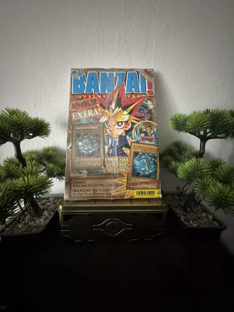 YUGIOH RARITÄT - Banzai Magazin von 2003 original versiegelt - MIT PROMO-KARTE