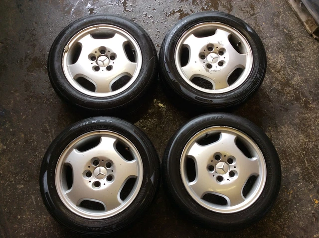W210 With Ronal R9 MERCEDES RONAL W210 Alloy Wheels & Tyres Opera Amg 205/55/16 £99.95 ...