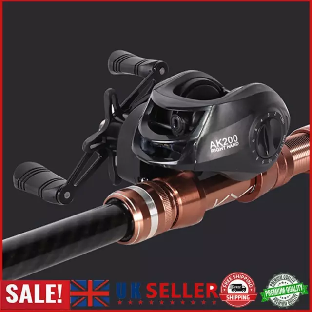 Fishing Reel 7.2/1 Gear Ratio Baitcasting Reel Metal Saltwater Freshwater 18+1BB