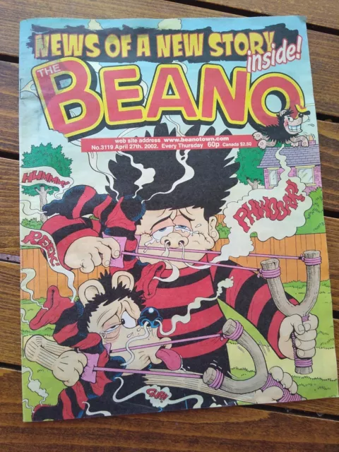 The Beano Comic 3119 Dennis The Menance April 27th 2002 Gnasher