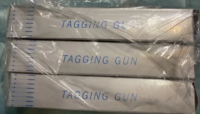 LOT OF (3) CLOTHING GARMENT PRICE LABEL TAGGING TAG TAGGER GUNS - New in Box