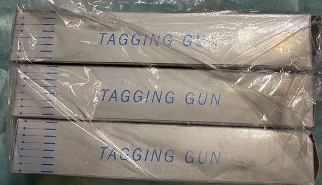 LOT OF (3) CLOTHING GARMENT PRICE LABEL TAGGING TAG TAGGER GUNS - New in Box