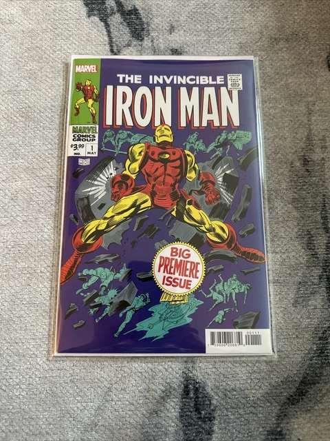 The Invincible Iron Man #1 NM 1st Ongoing Series & Origin Marvel Key Facsimile