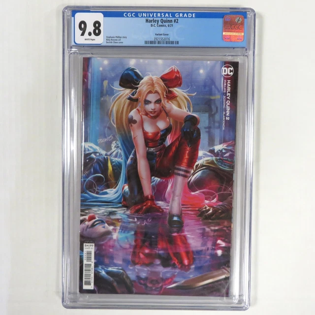 HARLEY QUINN #2 CHEW VARIANT CGC Graded 9.8 DC Comics 2021