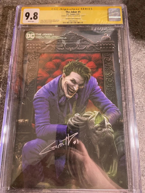 The joker #1 signed by Rafael grassetti cgc 9.8