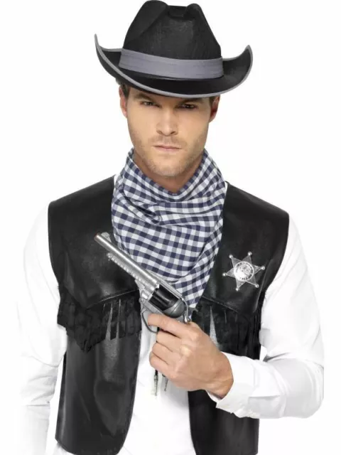 Wild West Cosplay Rodeo Retro Fancy Dress Adults Mens Western Cowboy Costume