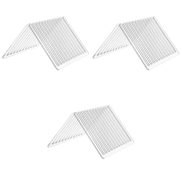 BBTISG Acryl Schallplatten Halterung - 12 Fach Vinyl Record Display Ständer Transparent