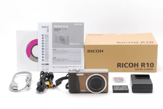 [MINT in Box] Ricoh R10 Brown 10.0MP Compact Digital Camera From JAPAN
