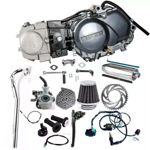 LIFAN 125cc 4 Gears Manual Clutch Engine Motor PIT PRO TRAIL DIRT BIKE 140CC 150
