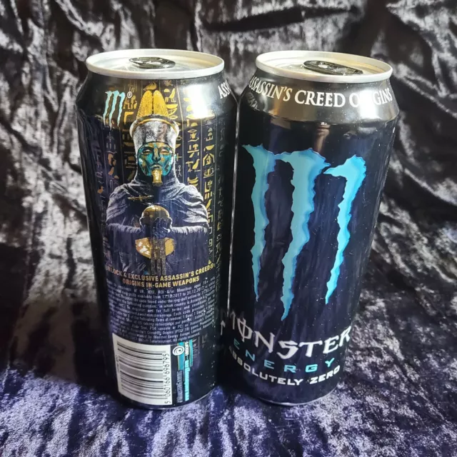 Monster Energy Cans Assassins Creed Origins Rare Discontinued 2017 Full