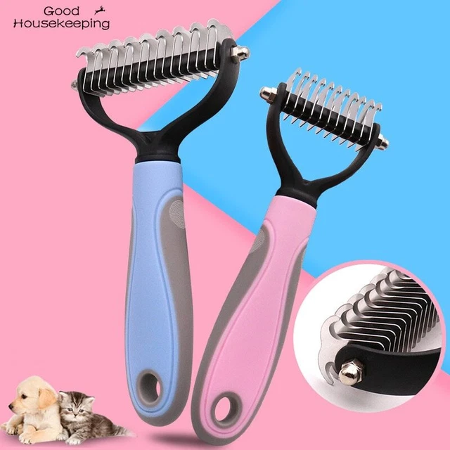 Fur  Pet Knot Cutter Dog Grooming Shedding Tools Pet Cat Hair Removal Comb Brush