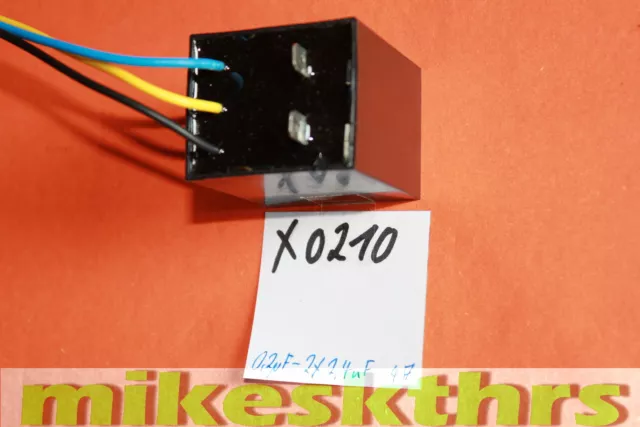 X0193 Entstörkondensator 0,2µF+2x2500pF 250V Störschutzfilter 0,2uFX1  2x2,5nFY2