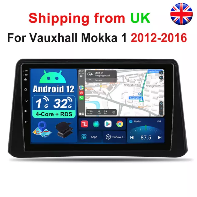 1+32GB ANDROID 12 For Opel Mokka 2012-2016 Car Stereo Radio CarPlay GPS Sat  Nav £154.99 - PicClick UK