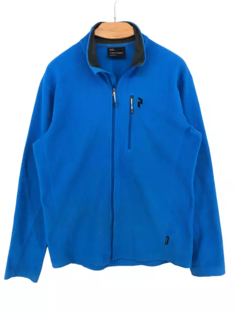 Peak Performance Uomo Pile J Cerniera Intera Maglione Cardigan Pile Taglia L