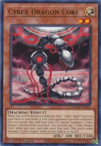 Yugioh! Cyber Dragon Core - MAGO-EN123 - Rare - 1st Edition Near Mint, English