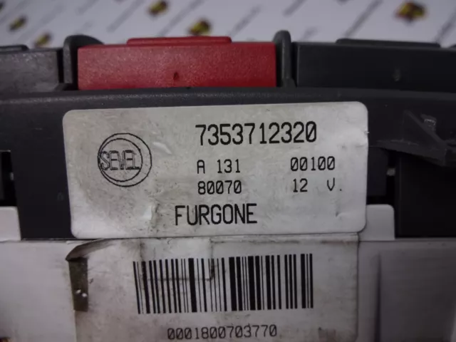 Interruptor de emergencia  Fiat Ducato Peugeot Citroën 7353712320 A131 3