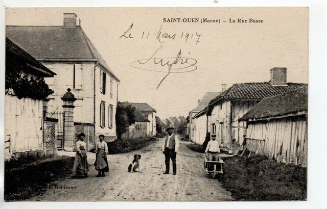 SAINT OUEN DOMPROT - Marne - CPA 51 - la rue basse