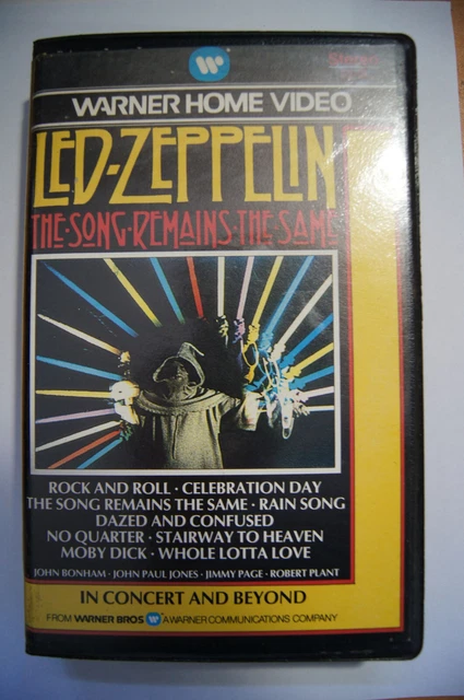 Pre Led Zeppelin PRE-CERT VHS, LED ZEPPELIN: THE SONG REMAINS THE SAME £0.99 - PicClick UK