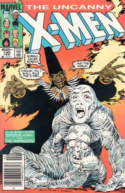 Uncanny X-Men, The #190 (Newsstand) FN; Marvel | Chris Claremont Spider-Man Aven
