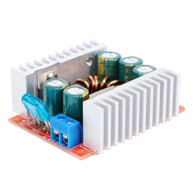 Modulo Alimentatore Step-Down 5A (75W) - Convertitore Buck Con Display LED E Porta USB, Tensione Regolabile 1.25-32V Da 5-36V