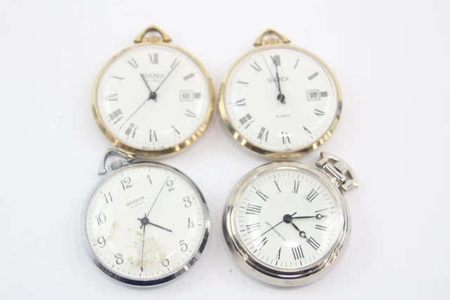 RELOJES DE BOLSILLO para hombre Viento de mano cara abierta
