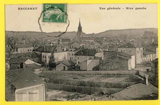 cpa Lorraine 54 - BACCARAT Vue générale du VILLAGE rive gauche de la Meurthe