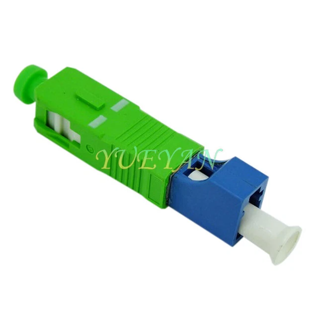 SC APC MALE to LC PC Female Fiber Optic Hybrid Optical Adaptor EUR 14 ...