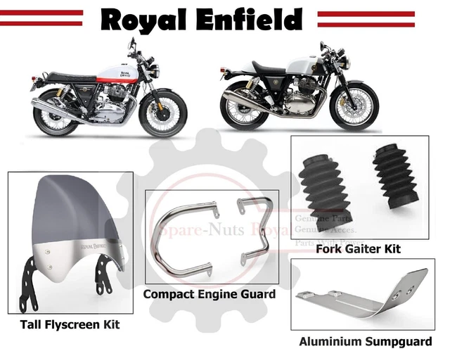 ROYAL ENFIELD &CONTINENTAL GT & Interceptor 650" "Engine Guard" Combo