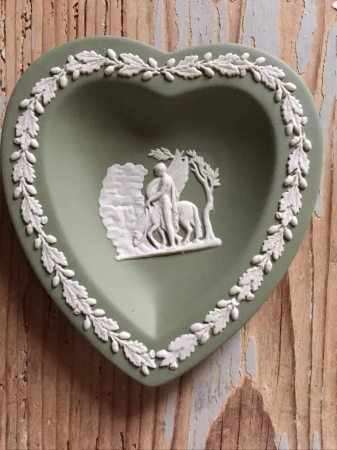 WEDGWOOD JASPER PIATTINO CAMMEO porcellana Piatto Cuore Mitologia