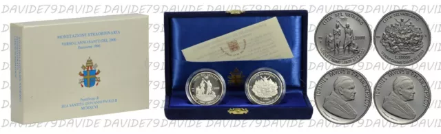 Vaticano Giovanni Paolo Ii 1996 Dittico D'argento Verso L'anno Santo Del  2000