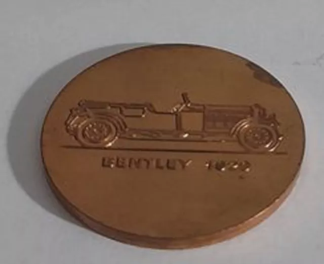 Bentley 1928 ADMV Organisation der Motorisierten in der DDR Medaille unedel