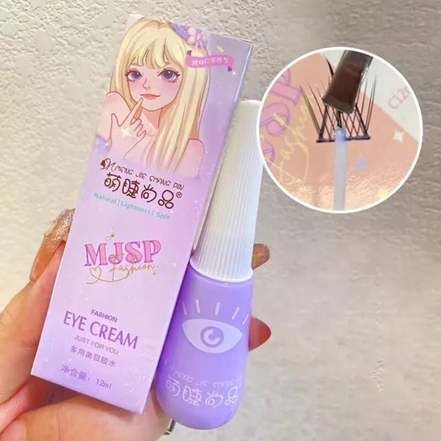 12ml Eyelashes Glue Waterproof Clear White False Adhesive Eyelash Makeup 2