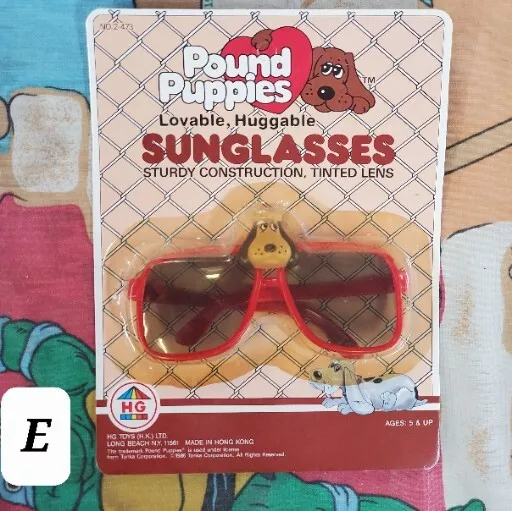 (lot#147) Pound Puppies Original Vintage Sunglasses NIP TONKA HG 1985