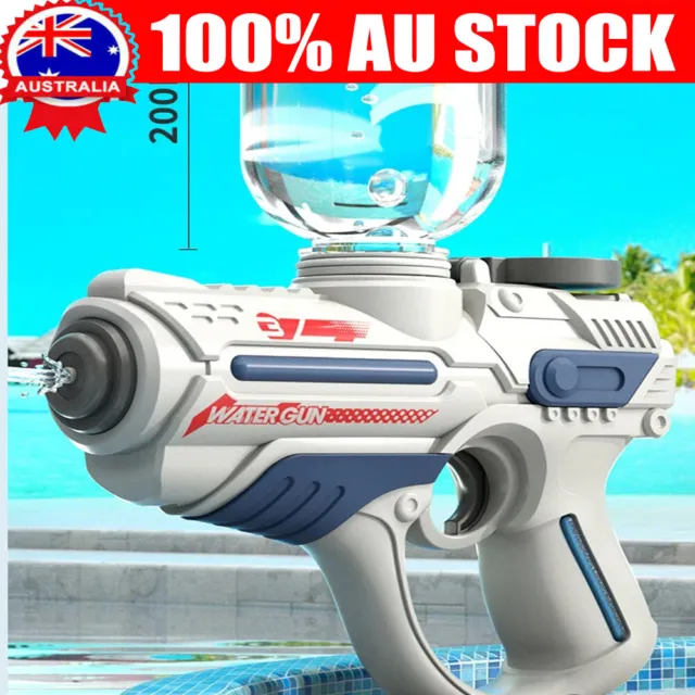 Electric Water Guns Pistol Summer Pool Beach Toy Outdoor for Adults&Children AUS